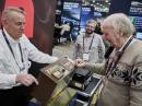 Bob Orban signs the donated Optimod 9100B